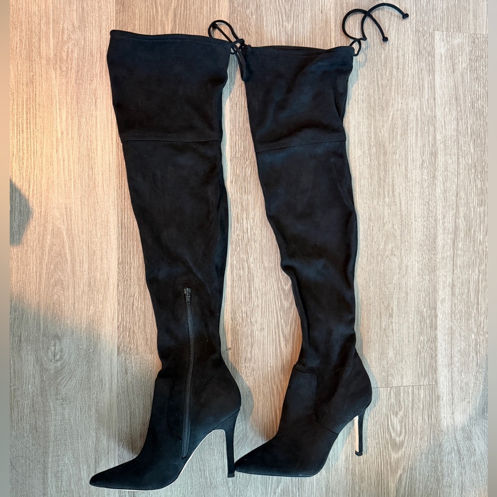 ALDO Black Over-the-Knee Stiletto Boots